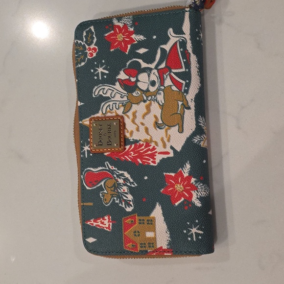 Dooney and Bourke Christmas Wallet Nwt - Picture 1 of 6